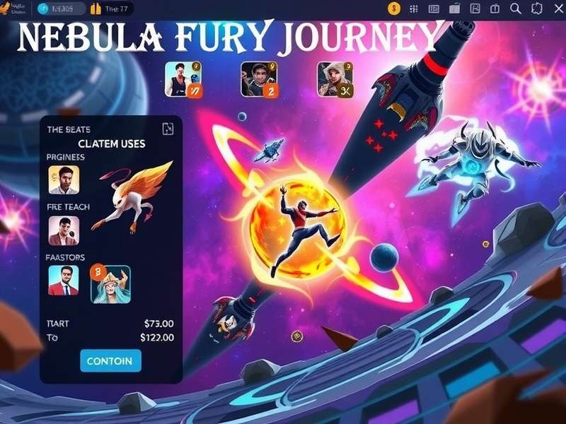 Nebula Fury Journey character customization interface